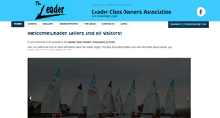 Desktop Screenshot of leaderdinghy.org.uk